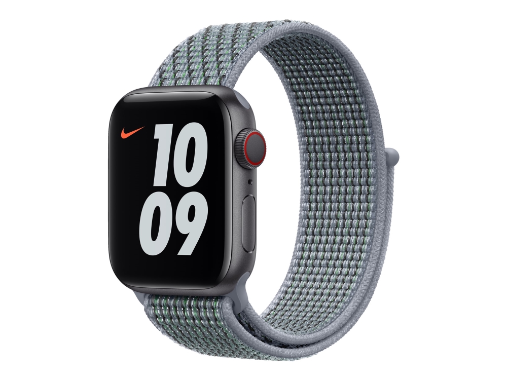 Apple 40Mm Obsidian Mist Nike Sport Loop, Band, Smartwatch, Mehrfarbig, Apple, Watch, Nylon