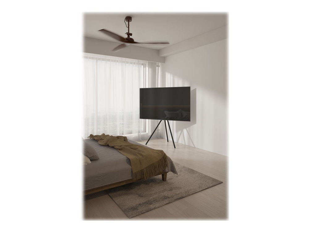 DELTACO ARM-1400 - Ställ - för LCD-TV - stål - svart - skärmstorlek: 49-70 - golvstående | TV, Ljud & Bild - TV & Hemmabio - TV-montering | GameStuff