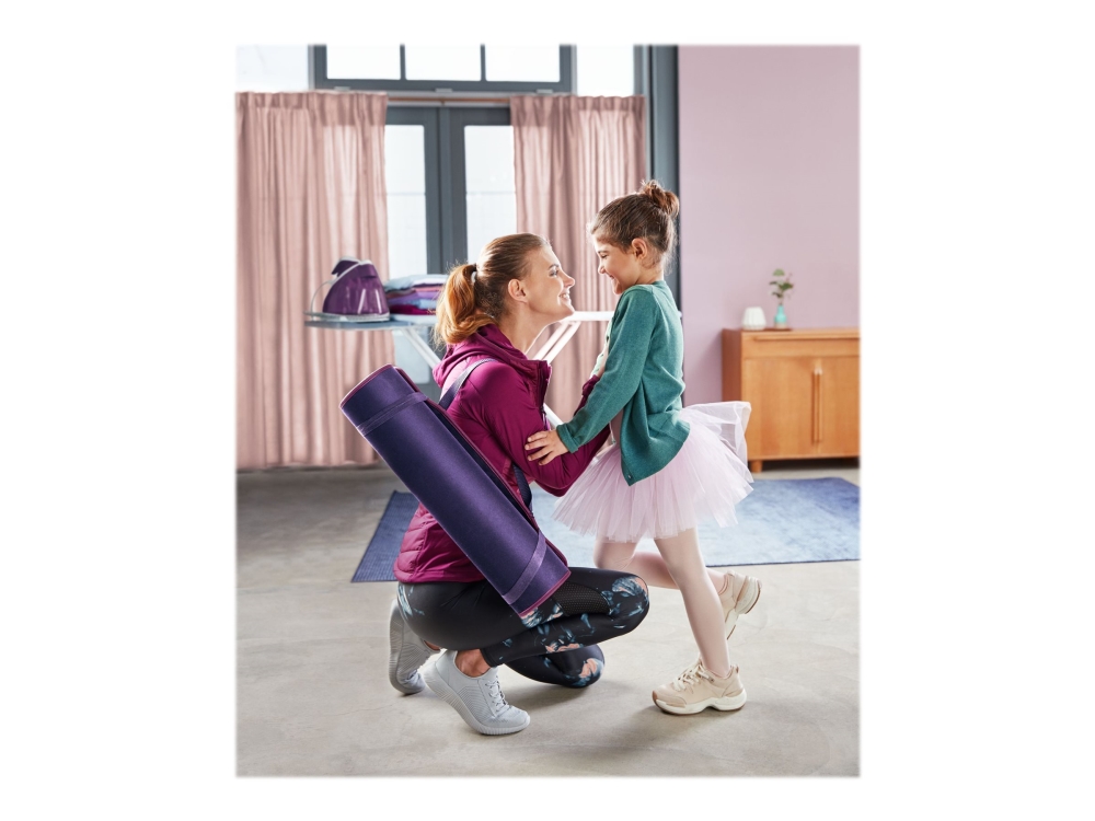 Philips PerfectCare Compact Plus GC7933 - Dampstrygejern med automatisk afbrydelse - såleplade: SteamGlide Plus - 2400 W - magisk lilla