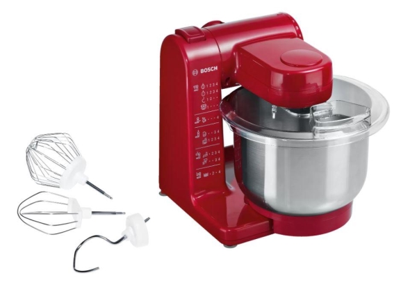 Hver uge Utrolig Ultimate Bosch MUM 4 MUM44R1 - Køkkenmaskine - 500 W - rød
