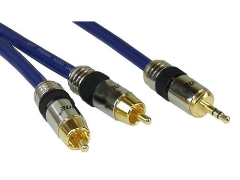 Inline 89931P, Hanstik, 3.5Mm, Hanstik, 1 M, Blå
