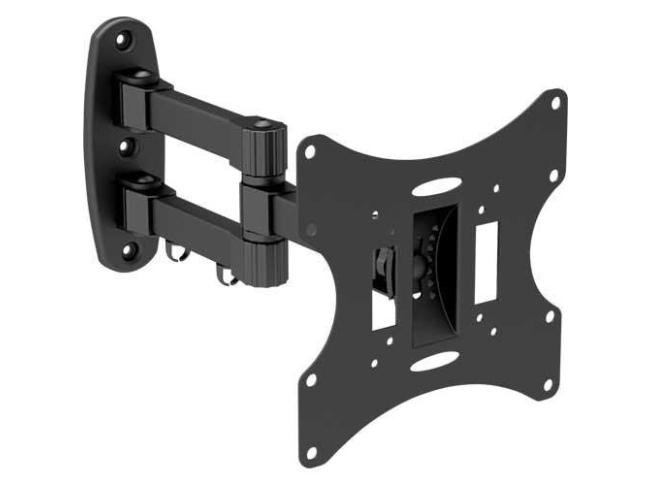 Inline 23103A, 58,4 Cm (23"), 100 X 100 Mm, 200 X 200 Mm, -20 - 20°, -90 - 90°, Sort