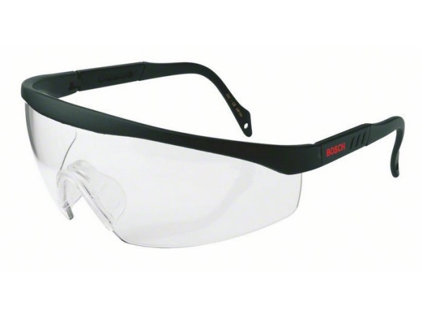 Bosch Safety Goggles, Sort, Transparent, Plast