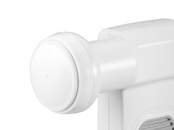 Goobay Universal Quattro LNB white-grey - Digital SAT-LN