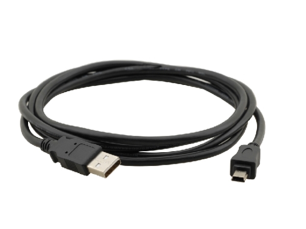 Kramer Electronics Usb-A (M) To Usb Mini-B 5-Pin (M) 2.0, 1.8M, 1,8 M, Usb A, Mini-Usb B, Usb 2.0, Hanstik/Hanstik, Sort