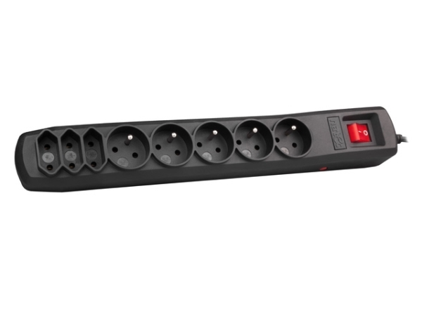 Natec Nsp-0511, 155 J, 8 Ac-Ausgänge, Typ F, 230 V, 50 Hz, 10 A