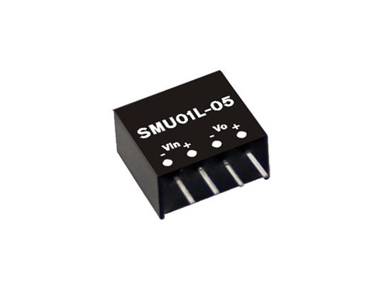 MEAN WELL SMU01M-15, 10.8 - 13.2 V, 1 W, 15 V, 0,067 A, RoHS, 1 stk