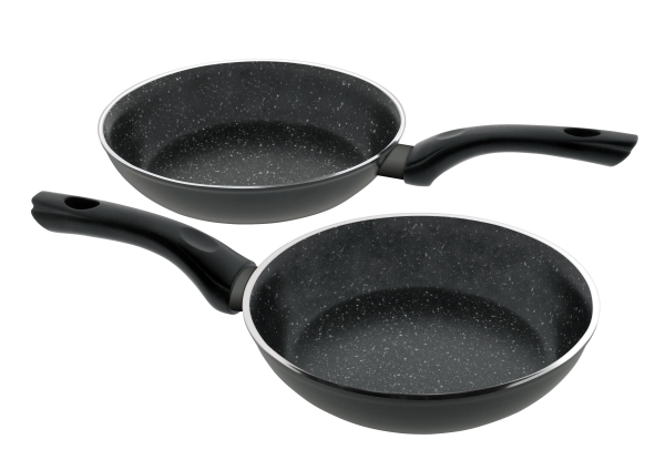 Jata Sf128, Rund, Gryde Til Alle Formål, Sort, Aluminium, 3 Mm, Keramisk, Gas, Halogen, Induktion, Forseglet Plade