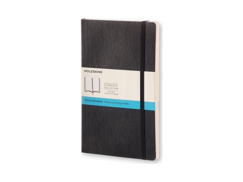 Moleskine 805-12-7289-274-1, Monokromatisk, Sort, Mat, 70 g/m², Blødt omslag, Voksen