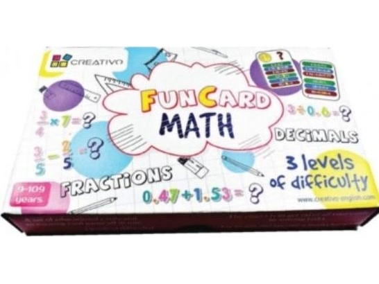 Creativo Fun Card Math (Brøker, Decimaltal) |
