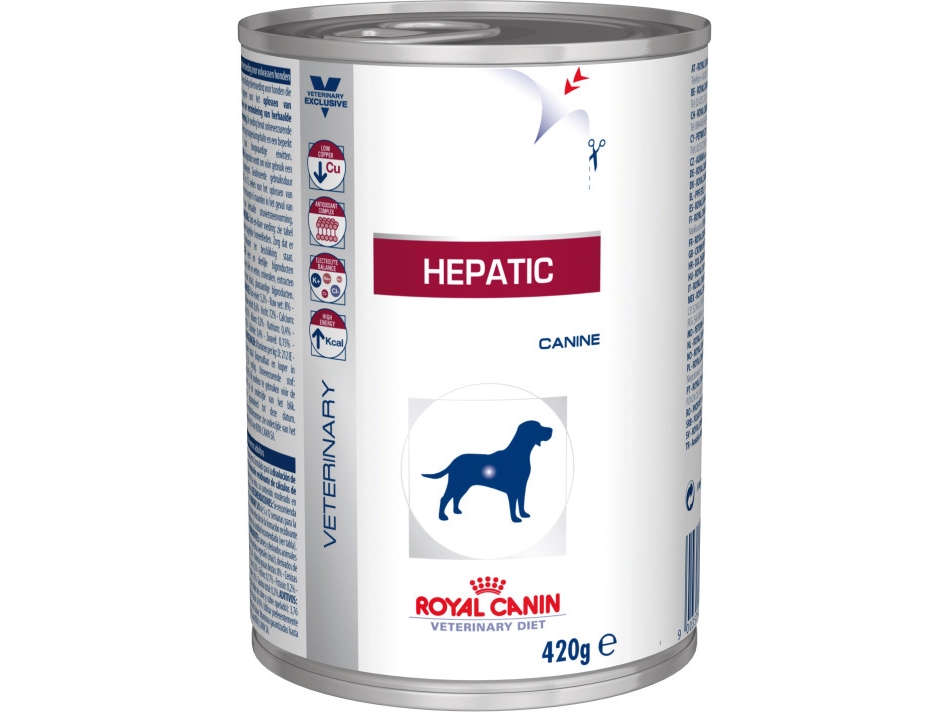 Royal Canin Veterinary Diet Canine Hepatic 420g can