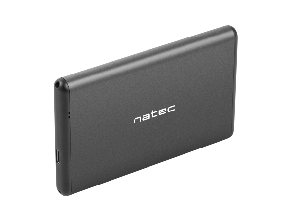 Natec Rhino-C, Hdd / Ssd-Gehäuse, 2.5 Zoll, Serial Ata Iii, 6 Gbit/S, Usb Konnektivität, Schwarz