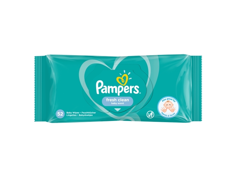 Se Pampers Fresh Clean 8001841041360, Vådservietter Til Baby, Dermatologisk Testet, Allergivenlig, Neutral Ph hos Computersalg.dk