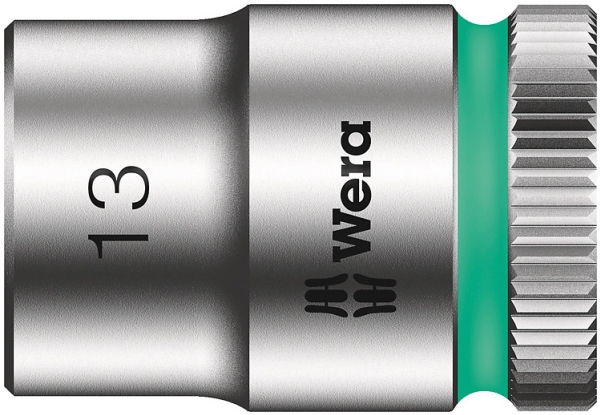 Wera 8790 Hmb, 1 Stk, Sekskantet, 25,4 / 4 Mm (1 / 4"), 7/16, Krom-Vanadium-Stål, Grå
