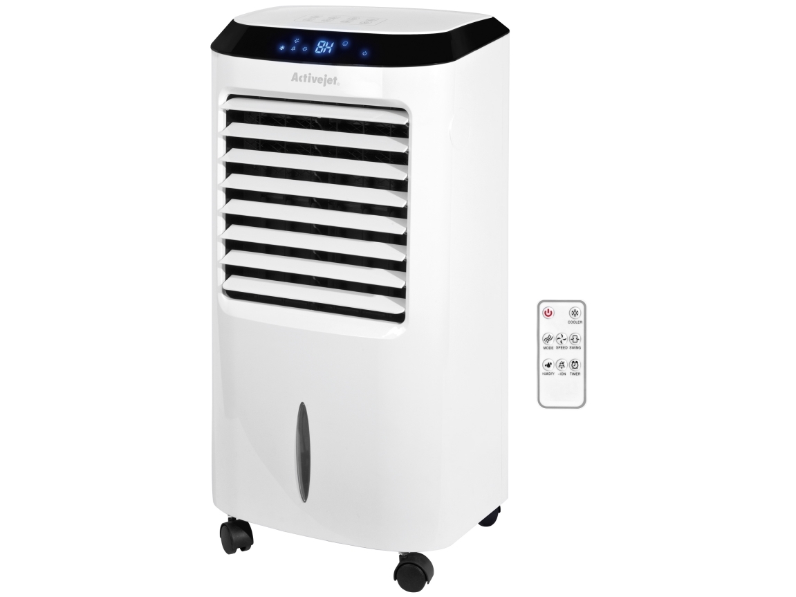 Activejet Selected KS-1065BPJ, Bärbar avdunstningsluftkylare, Vit, 4 hjul, Knappar, Trådlös, CE, 10 l | Ventilation & Klimat - Luftrenare - Luftrenare | GameStuff