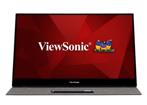 Viewsonic Td1655, 39,6 Cm (15.6"), 1920 X 1080 Pixel, Fuld Hd, Led, 6,5 Ms, Sort, Sølv
