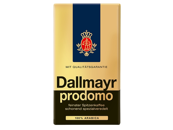 Dallmayr Prodomo 500g, 500 g, Middels brent, Americano,Espresso, Veske, 500 g