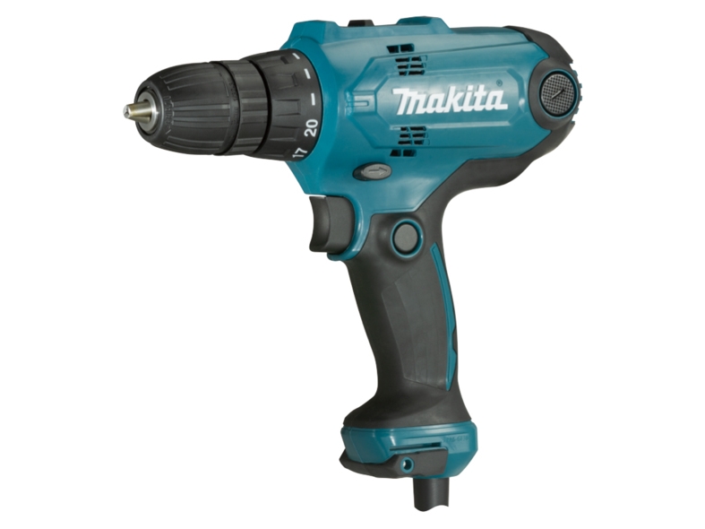 Makita DF0300, Borr med pistolgrepp, utan nyckel, 1 cm, 1500 RPM, 2,8 cm, 1 cm