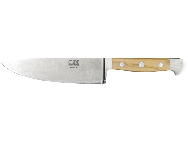 Güde Alpha kogekniv 16 cm Olive Wood