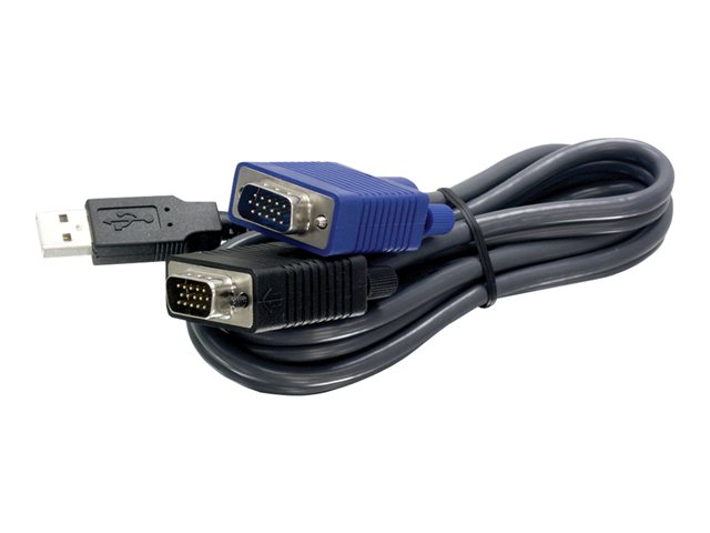 Trendnet Tk-Cu15, 4,5 M, Schwarz, Vga/Svga Hdb 15, Usb 1.1, Vga/Svga Hdb 15, Männlich/Männlich, 420 G