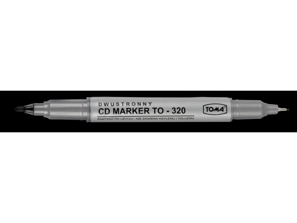 Tom Marker double-sided CD black (25pcs) TOMA
