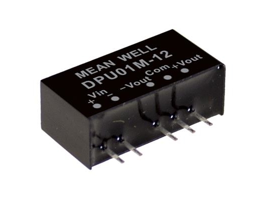 Mean Well Dpu01n-15, 21.6 - 26.4 V, 1 W, 15 V, 0,033 A, Rohs, 2912 Stk