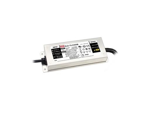 MEAN WELL ELG-75-12AB-3Y, 75 W, IP20, 100 - 305 V, 5 A, 12 V, 63 mm