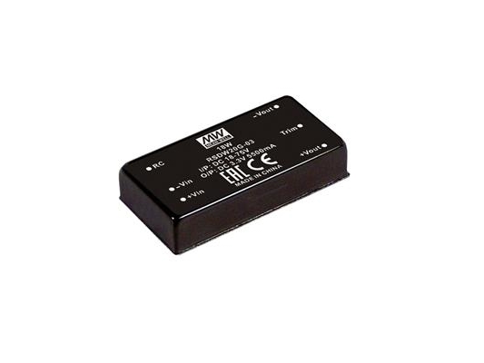Mean Well Rsdw20h-15, 43 - 160 V, 20 W, 15 V, Rohs, 50,8 Mm, 35 G