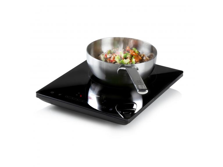 Domo DO332IP, Sort, Bordplade, Zone induktionskogeplade, Keramisk, 1 zone(s), 1 zone(s)