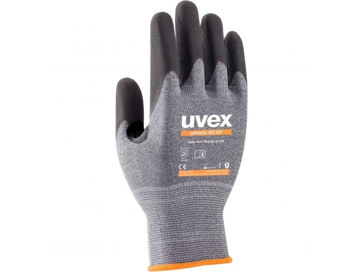 Uvex 60030, Industrihandskar, Antracit, Grå, Vuxen, Vuxen, Unisex, 1 styck | Kläder & Säkerhet - Handskar - Skyddshandskar | GameStuff
