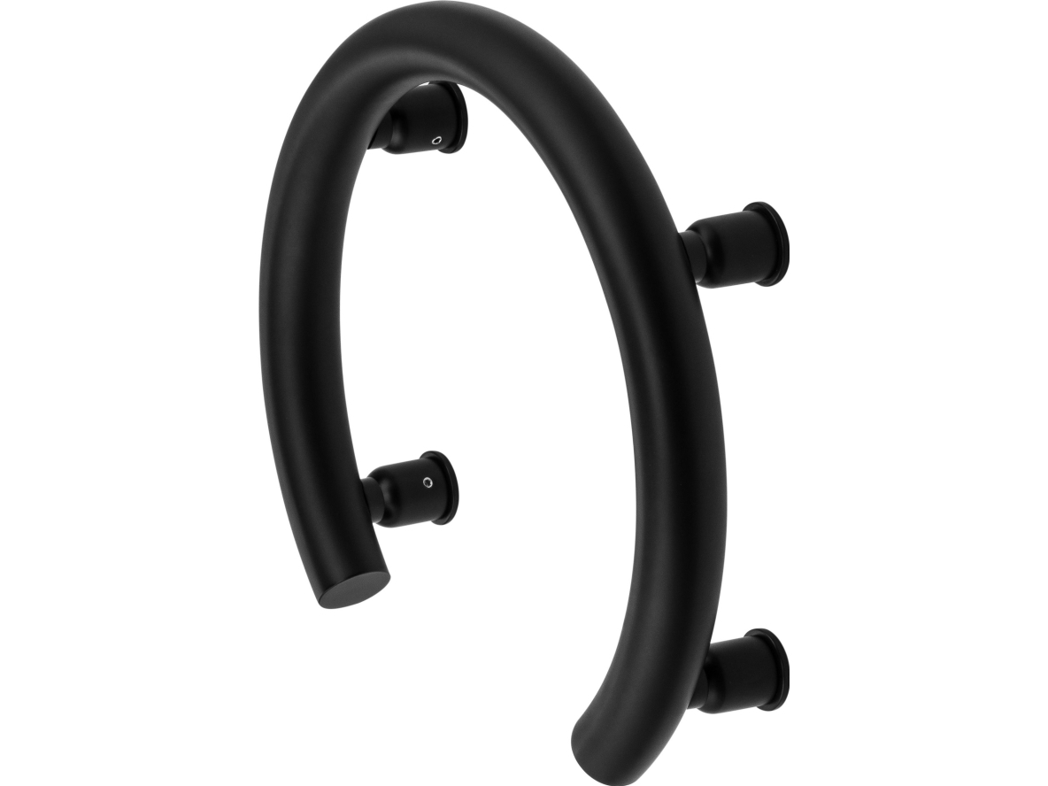 Deante VITAL BLACK WALL HANDLE IN THE SHAPE-SHAPE SHAPE