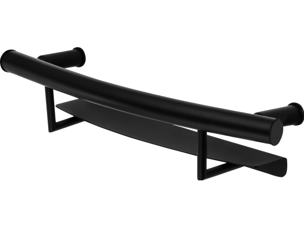 Deante VITAL vægbeslag i sort med hylde