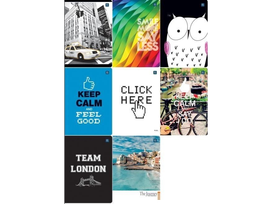 Interdruk Notebook A5/80K Line (10 Pcs) |