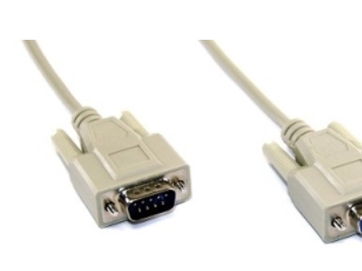 Inline Serielle Verlängerung, 9Pol Stecker / Buchse, Vergossen, 1:1 Belegt, 20M, Beige, 20 M, Db-9, Db-9, Stecker, Buchse