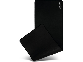 Inline Maus-Pad Xl Schreibtischunterlage, Schwarz, 900X400x2mm, Schwarz, Einfarbig, Textil, Anti-Rutsch-Basis