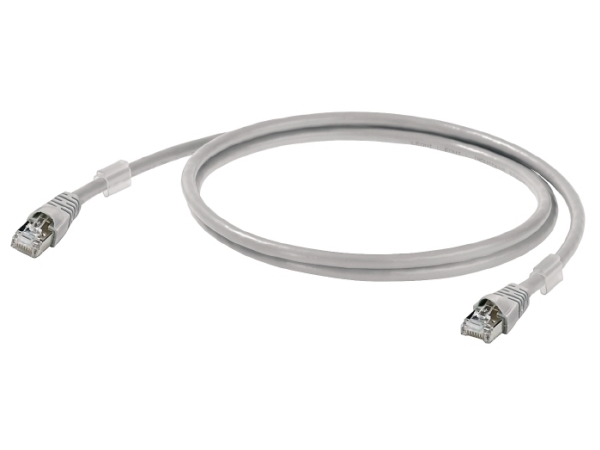 Weidmüller Cat6a S/FTP, 0.5m, 0,5 m, Cat6a, S/FTP (S-STP), RJ-45, RJ-45, Grå