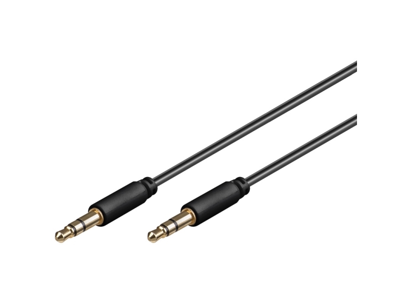 Goobay 69108, 3.5Mm, Männlich, 3.5Mm, Männlich, 3 M, Schwarz