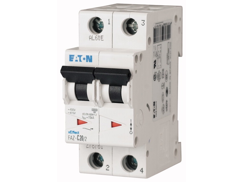 Eaton Faz-C6/2, Miniatur-Leistungsschalter, Typ C