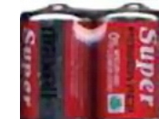 Maxell Super Ace, Engangsbatteri, Zink-Carbon, 1,5 V, 106 G, R20p