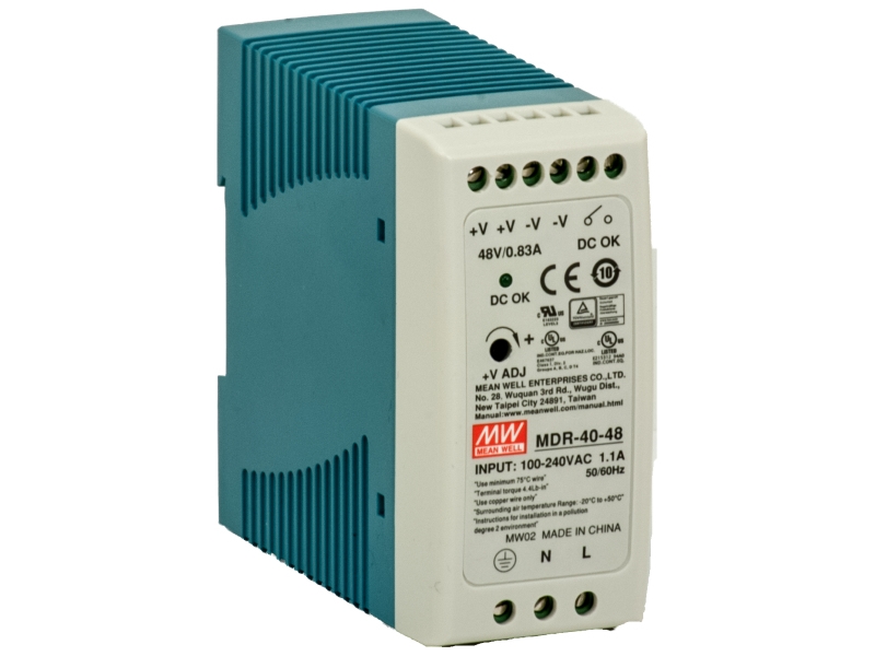 Barox Ps-Din-Ac/48/120, Netzvermittlung, Indoor, 88-264Vac, 124-370Vdc, 120 W, 48-53Vdc, Blau, Grau