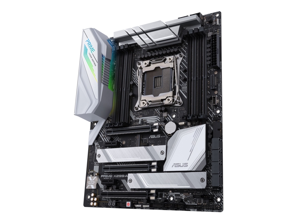 Asus Prime X299 A Ii Moderkort Atx Lga2066 Socket X299 Chipuppsattning Usb C Gen2 Usb 3.2 Gen 1 Usb 3.2 Gen 2 Gigabit Lan Hd Ljud 8