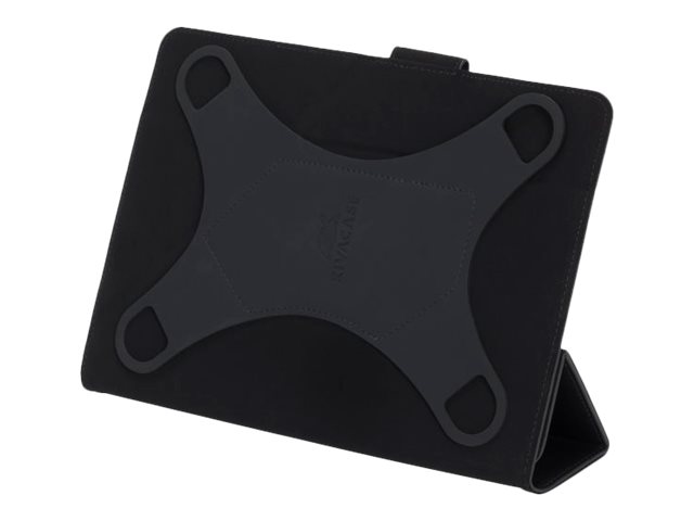 Riva Case Malpensa 3137 Universal Case - Tablet Klapphülle - Polyurethan-Leder - Schwarz - 10.1"