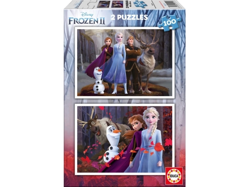 Educa Frozen 2 2x100 | Leksaker - Spel - Pussel | GameStuff