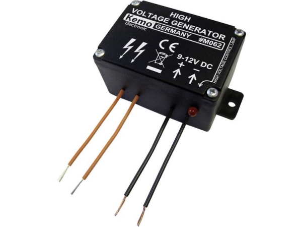 Kemo M062 Mini-Hochspannungsgenerator Gebäudemodul 9 V/Dc, 12 V/Dc