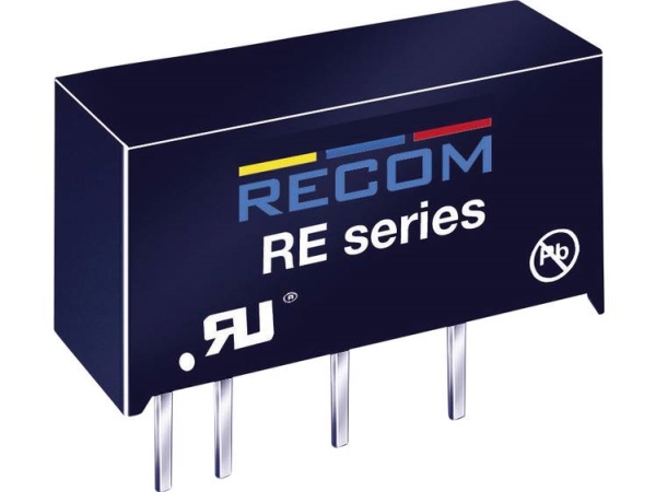 Recom International Re-0512S 1W Dc/Dc Converter Re-0512S 5 V Voltage12 V 83 Ma