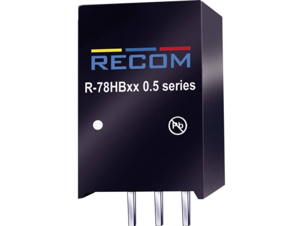 Recom R-78B12-1.0 Dc/Dc-Omformer, Print 12 V/Dc 1 A 12 W Antal Udgange: 1 X Indhold 1 Stk