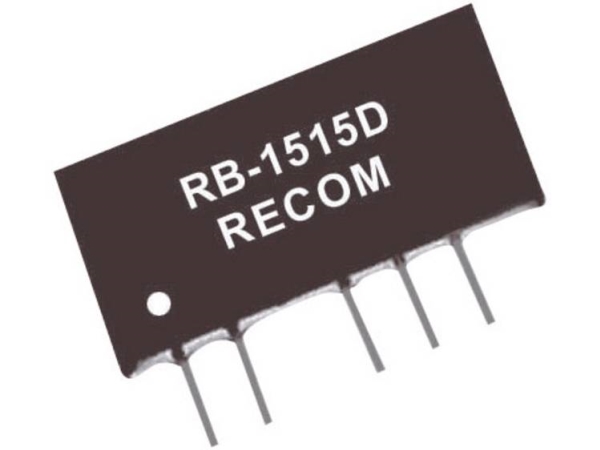 Recom International Rb-2415D 1 W Dc/Dc Converter, Sip7 Rb-2415D 24 V +/- 15 V +/- 33 Ma - Input/Output Voltage 1 W