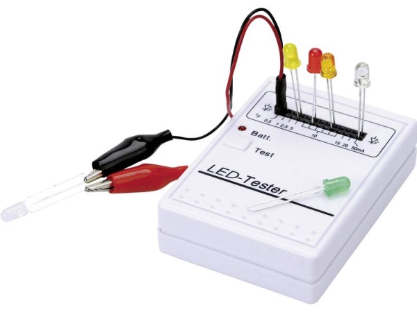 H-Tronic Led-Tester 9 V/Dc Passer Til Led Med Ledninger, Smd Led
