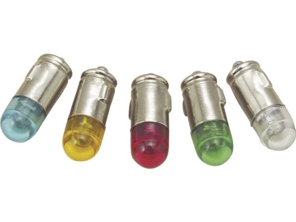Barthelme Led-Signalleuchte Weiß Ba7s 12 V/Dc, 12 V/Ac 1,3 Lm