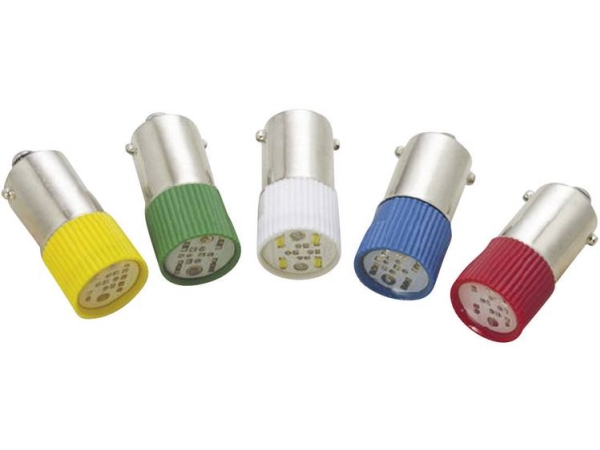 Barthelme Led-Diode Ba9s Rød 24 V/Dc, 24 V/Ac 2,4 Lm 70113216
